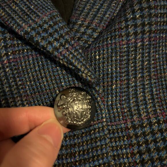 Veronica Beard Fabiola Glen Plaid Peak Lapel Crop Blazer size 0 - Picture 6 of 12